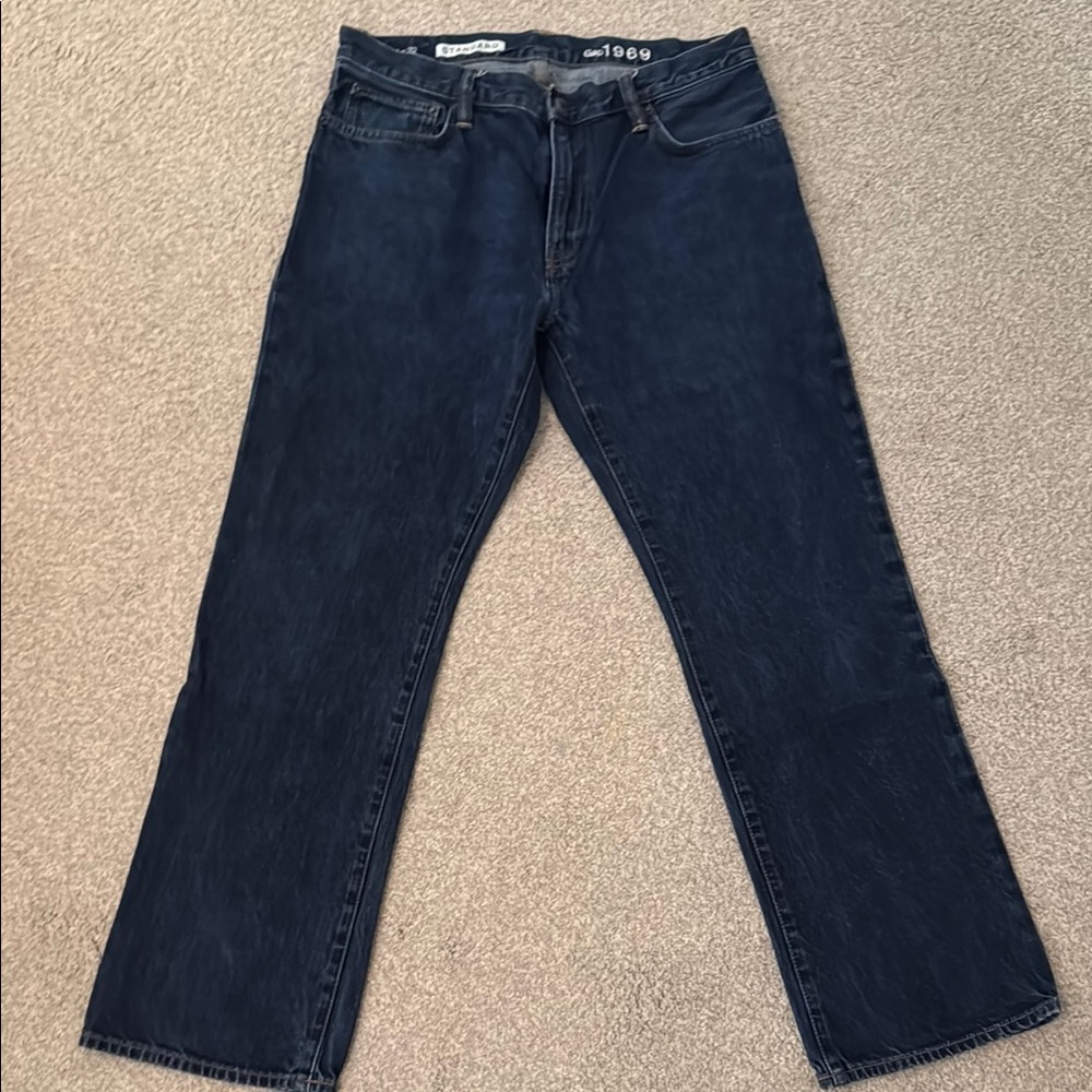 GAP Classic Blue Straight Jeans with Indigo Finish